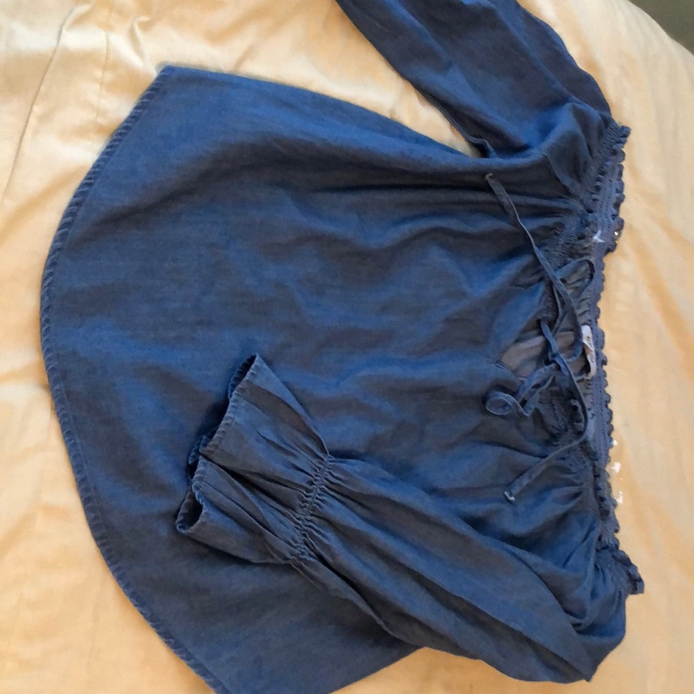 Denim Off the shoulder